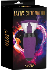 La Viva Clitonator Multi Function Clitoral Vibrator Purple Clit Ticklers and Pulsators